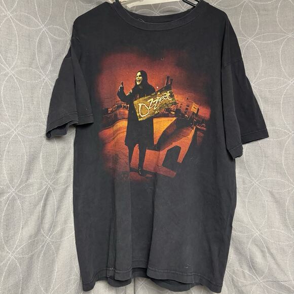 Vintage 1998 Ozzy Osborne Ozzfest Black Shirt Tour Incubus Motörhead Large SOAD - Picture 2 of 9
